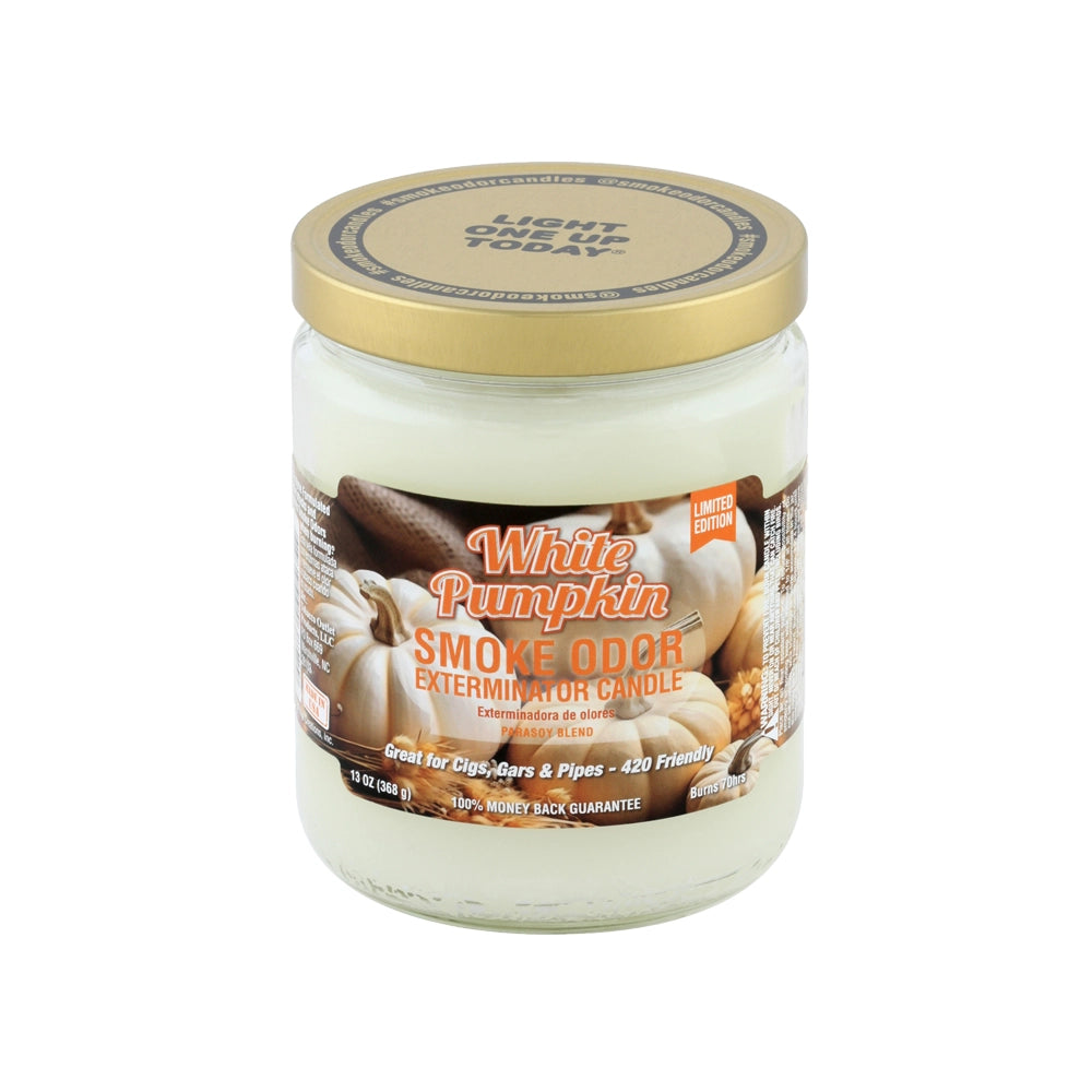 White Pumpkin Smoke Odor Candle