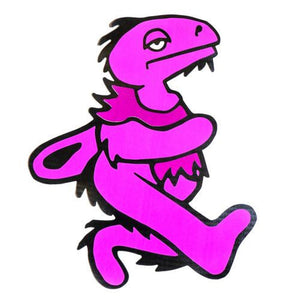 Elbo Glass Pink Dancing Dino Dabpad - Large