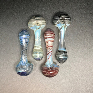 Glassfinger Studios Glass Fume Color Spun Pipe