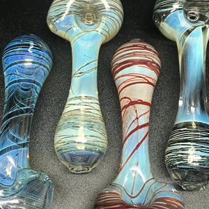 Glassfinger Studios Glass Fume Color Spun Pipe
