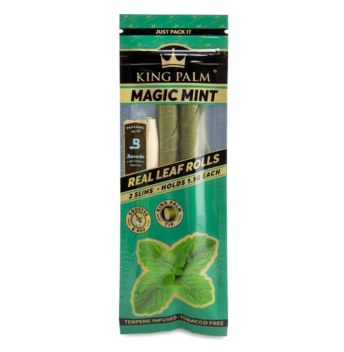 King Palm Slim Size Wraps 2 Pack - Magic Mint