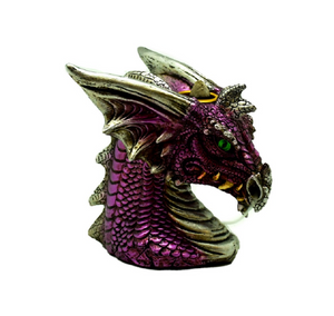Purple Dragon Head Back Flow Incense Burner