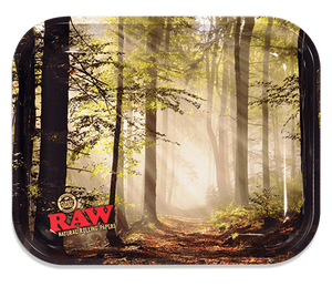RAW Smokey Forest Rolling Tray - Large