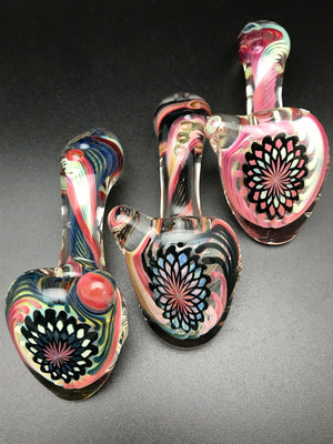Rotational Science Glass Fillacello Twist Red Sherlock