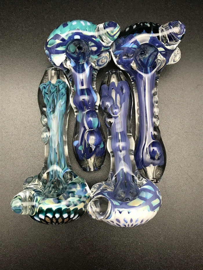 Rotational Science Glass Ratticello Blue Pipe