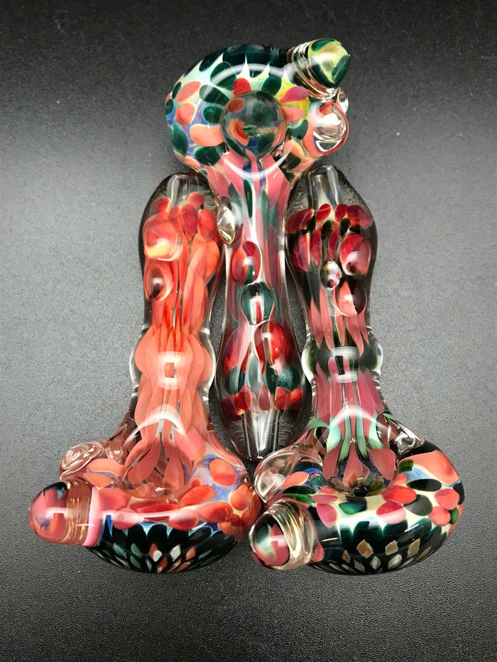 Rotational Science Glass Red Dot Pipe