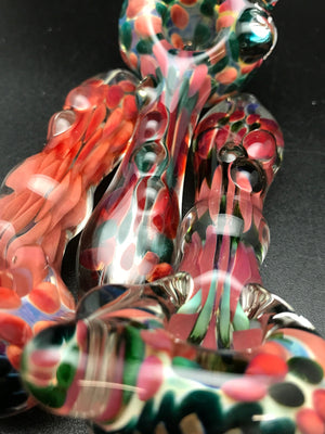 Rotational Science Glass Red Dot Pipe