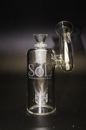 Seed of Life Glass SoL Sidecar Bubbler with Lace Perc SALE