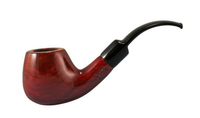 Shire Pipes Bent Apple African Wood Tobacco Pipe