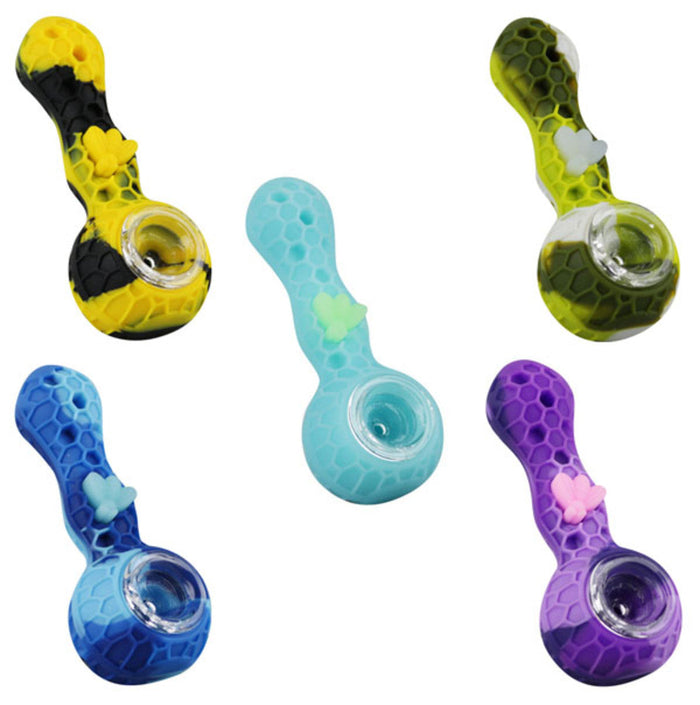 Silicone Bee Hand Pipe