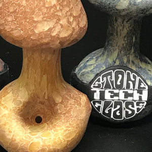 Stone Tech Glass Mushroom Pipe