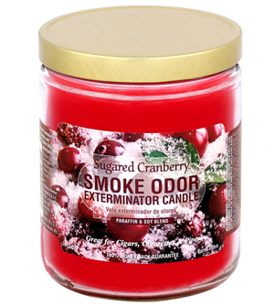 Sugared Cranberry Smoke Odor Candle