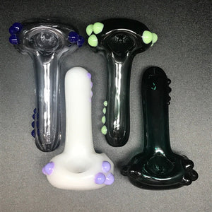 The Gurk Monster Glass Solid Colro Big Bowl Dot Pipe