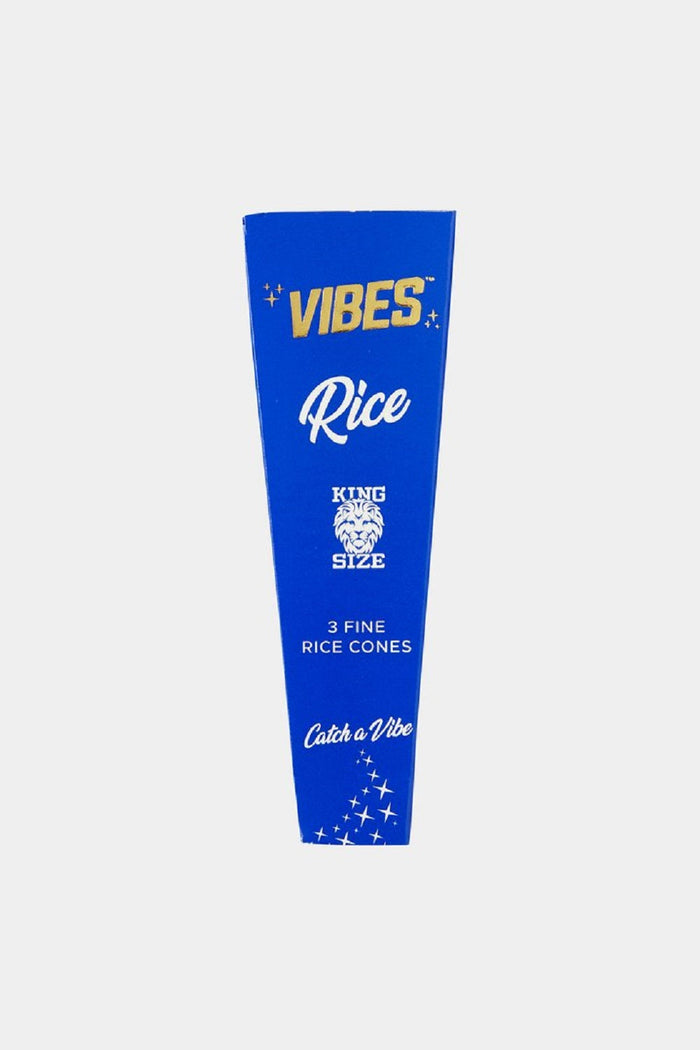 Vibes Rice King Size Cones 3 Pack